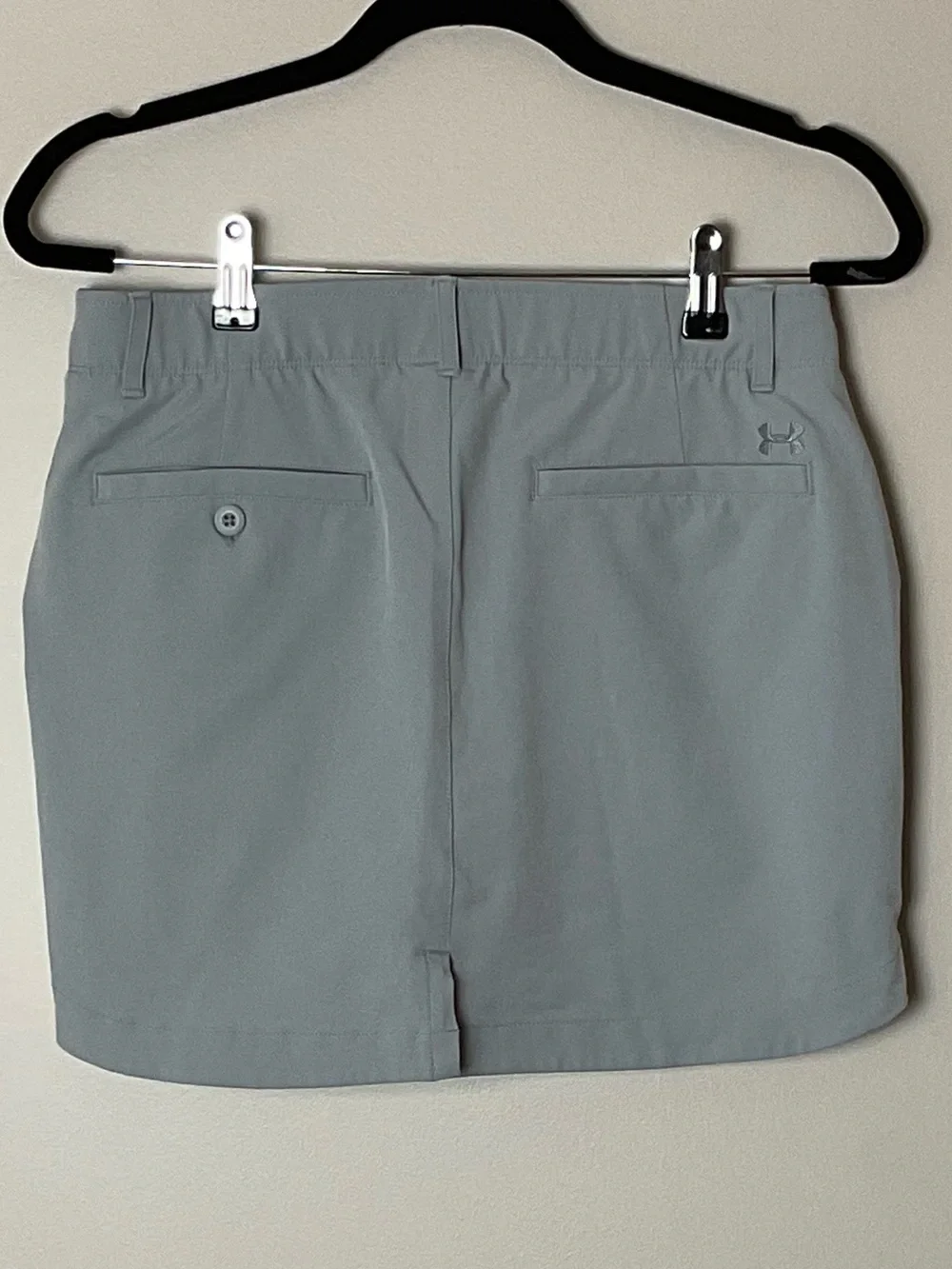 Under Armour Gray Performance Heat Gear Golf Skort Tennis Gorpcore Athletic Sz 4